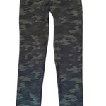 Spanx Seamless Tummy Control Green Camo Leggings Size Large Photo 2