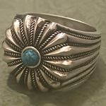 Gucci Interlocking G Sterling Silver Resin Flower Ring Photo 1