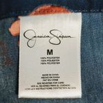 Jessica Simpson Natalie Moon Indigo Floral Pleated Tulip Mini Skirt Size 8 Photo 6