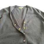 Paule Ka Navy Blue Wool Pleated Button Front Belted Cardigan Sweater Size XL Photo 8