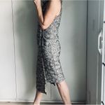 Free People Cora Asymmetrical Jacquard Knit Dress Fitted Career Size Medium Photo 8