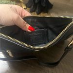 Coach  Black Wristlet with Gold Zipper Photo 5