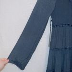 Andree by Unit NWT Navy Blue Romantic 4 Tiered Ruffle Babydoll Mini Dress Photo 1