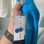 Topshop  Lightweight Cotton Button-Up Long Sleeve Shirt Size 8 NWOT Photo 10