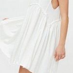 Urban Outfitters NEW Stevie Babydoll Dress in White Photo 1
