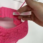 Victoria's Secret  Pink Lace Bralette Push Up Women's Size XL Photo 4