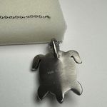 Turtle Pendant Multi Color Glass Chain Necklace Silver Tone NWT Stainless Steel Photo 7
