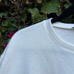 ZARA White Oversized Long Sleeve Top Size Small Photo 3