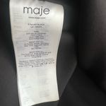 Maje  Black Mini Skirt with Side Text Photo 6