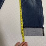 Judy Blue Mid-Rise Boyfriend Distressed Jeans Straight Leg Cuffed Denim 11/30 Photo 13