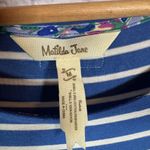 Matilda Jane  the road ahead striped blue white floor‎ length maxi dress medium Photo 5