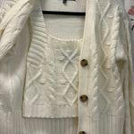 Kendall + Kylie Sweater Tank And Cardigan Set Photo 6