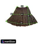 Jones New York  100% Silk Swing Skirt & Blouse Outfit Brown/Gray Dots Size 1X Photo 6