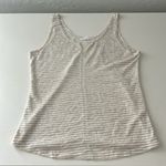Wasabi + Mint Tan & white striped tank Photo 0