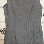 Vintage Sleeveless‎ Houndstooth Dress Black Size 10 Photo 6