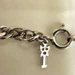 Trifari Crown vintage silver tone long chain necklace Photo 5