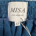 MISA Los Angeles XS Tiered Lagenlook Denim Skirt Indigo Blue Elastic Waist NWT Photo 10