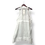 Eileen Fisher NWT Eileen Fisher Women White Linen Gauze Tunic Tank Top XL Tie Waist Boho Photo 1