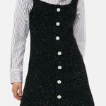 ZARA NWT  Blogger Black Jewel Button Knit Dress TRF Photo 1