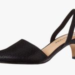 Bella Vita  Women's Sarah II Slingback pump Shoe in Black Snake size 7.5M Photo 0