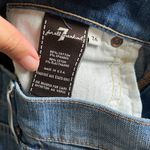 7 For All Mankind The Skinny Crop & Roll Jean Blue Womens Size 26 Denim Pants Photo 7