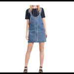 ZARA #100 DENIM OVERALL MINI WITH TIE DYE TANK Photo 5
