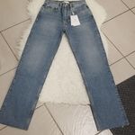 ANINE BING 💕💕 Jackie Jean ~ Rodeo High Rise Straight Leg Jeans 24 NWT Photo 10