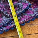 Kika Vargas X Target Wrap Top Coral Reef Puff Sleeve Scalloped Hem 1X Wo… Purple Photo 7