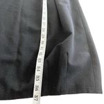Orla Kiely Black Wool Short Sleeve Pleated Knee Length Sheath Dress Size 3 Photo 6