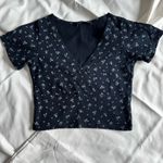 Brandy Melville Floral Crop Top Photo 1