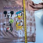 Disney Mickey & Friends Tie Dye Cotton Crew Neck Long Sleeve Sweatshirt Size M Photo 7