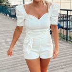 Dry Goods White Romper Photo 0
