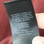 TNA by Aritzia Brick Red Waffle Knit Turtleneck Thermal Top sz Small Long Sleeve Photo 5