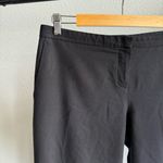 Theory 🛍️  Black Item Cropped Wool Blend Dress Pants Size 12 Photo 1