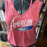 Ariat  western American feather cowboy sleeveless M shirt Photo 0