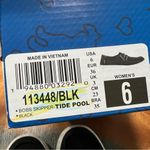 NWT Bobs Skechers Skipper Tide Pool Black white Shoes size 6 slip ons Photo 5