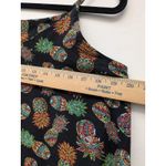 Cynthia Rowley  Dress Pineapple Print Sleeveless Black Size Medium Photo 7