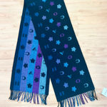 Coach Stars Striped Print Muffler 100%Wool# 4623 Photo 0