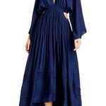 Ramy Brook NEW NWT  Neena Cutout Maxi Dress Navy Blue Photo 0