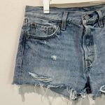 Levi's  Premium 501 Cut Off Denim Shorts Size 28 Photo 3