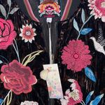 Johnny Was NWT!  - Junia Velvet Quilted Bomber Embroidered Leopard Jacket Size S Photo 2