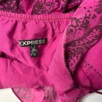 EXPRESS Pink Purple Paisley Ruffle Maxi Dress Spaghetti Strap Sundress Boho XS Photo 3