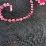 Nanette Lepore Vintage Butterfly Sequence Embroidered Button Down Sweater Photo 3