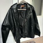 Grey Bandit NWT Tenley Black Faux Leather Jacket - Small Photo 3