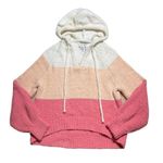 SO  Kohl’s Colorblock V Neck Slouchy Hoodie US S Photo 1