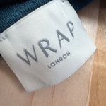 Wrap London Teal Linen Tunic Top With Roll Tab Sleeves Size UK 14 US 10 Blue Photo 8