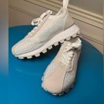 Yoki White Sparkling Sneakers with Textured Design Photo 6