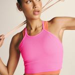 Free People Movement Free people happiness runs long tank hot pink Photo 1