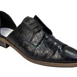 Freda Salvador Laceless D'Orsay Oxford GUC $395 Size 8.5 S3507 Black Photo 2