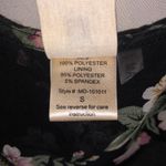 Needle & Thread  Floral Zip Front Black Dress Photo 3